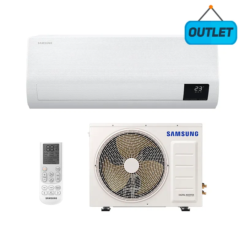 Ar Condicionado Split Inverter Windfree Samsung 18000 Btus Quente/frio 220V Monofásico AR18TSHCBWKNAZ - OUTLET