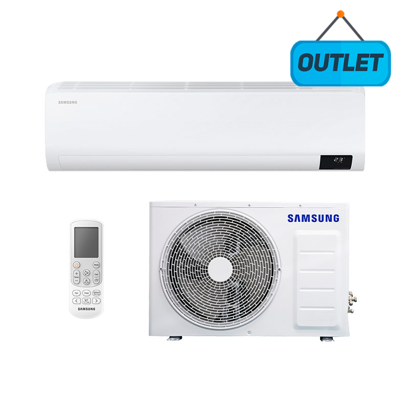 Ar Condicionado Split Digital Inverter Ultra Samsung 24000 Btus Frio 220V Monofásico AR24BVHZCWKNAZ - Outlet