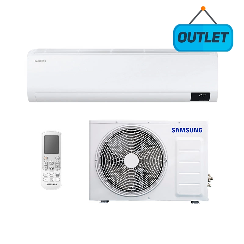 Ar Condicionado Split Digital Inverter Ultra Samsung 24000 Btus Quente/frio 220V Monofásico AR24BSHZCWKNAZ - OUTLET