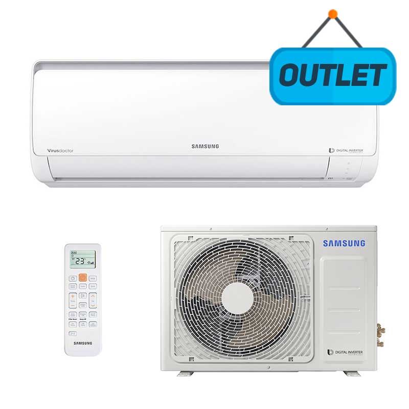 Ar Condicionado Split Hw 24.000 Btus Q/f 220v Samsung Digital Inverter  AR24KSSPASNNAZ - OUTLET