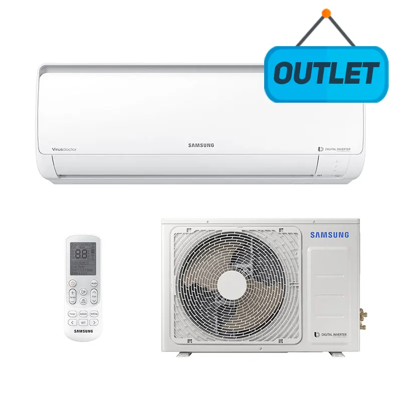 Ar Condicionado Split Digital Inverter Samsung 11500 Btus Frio 220v Monofasico AR12NVFPCWKNAZ - OUT