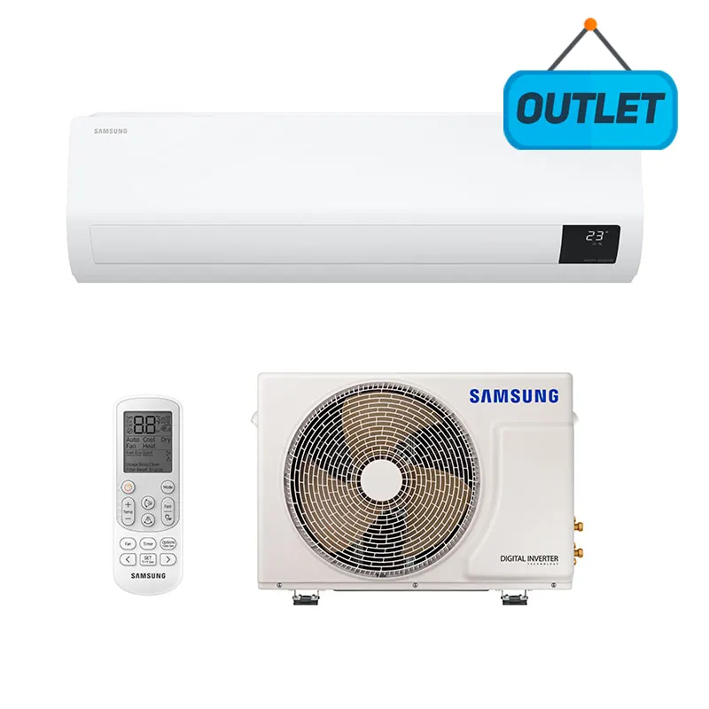 Ar Condicionado Split Digital Inverter Ultra Samsung 9000 Btus Frio 220V Mono AR09TVHZDWKNAZ - OUTLET
