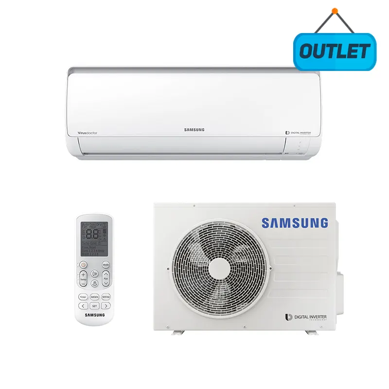 Ar Condicionado Split Digital Inverter Samsung 17000 Btus Frio 220v Monofasico AR18NVFPCWKNAZ - OUTLET