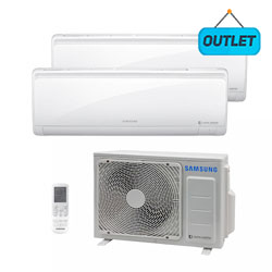 Ar Condicionado Multi Bi Split Inverter Samsung 1x9000+1x18000 Btus Quente/frio 220V Monofasico AJ0177NCJ2CH/AZ - OUTLET