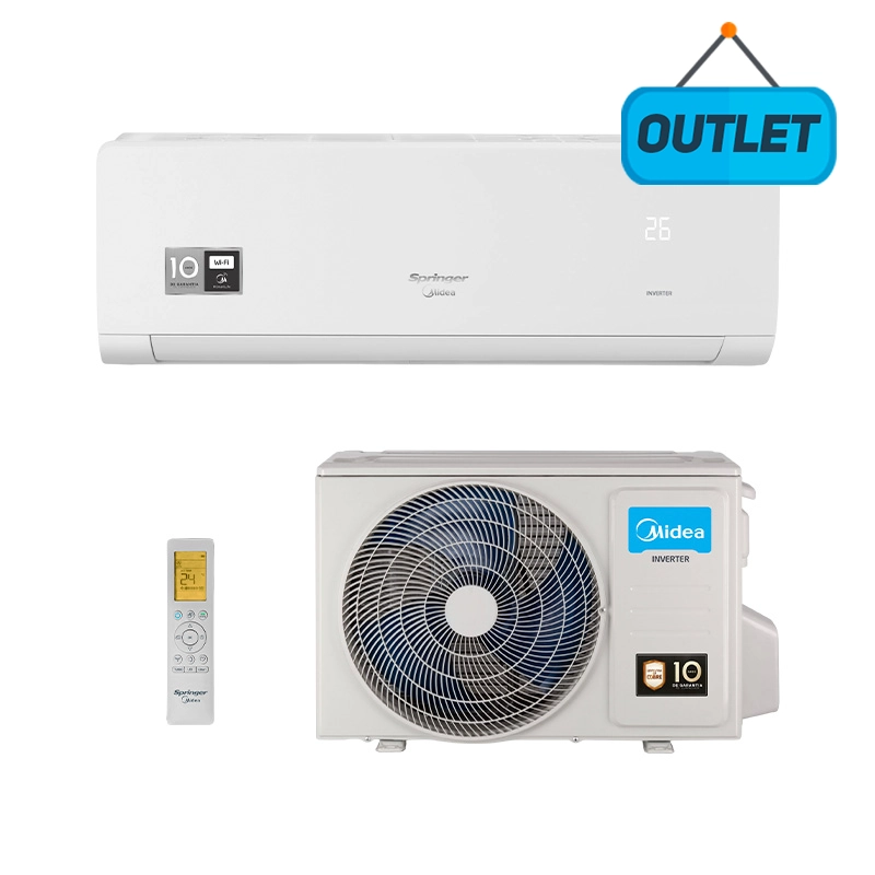 Ar Condicionado Split Inverter Xtreme Save Connect Springer Midea 18.000 Btus Frio 220V Monofásico 42AGVCC18M5 - OUTLET 
