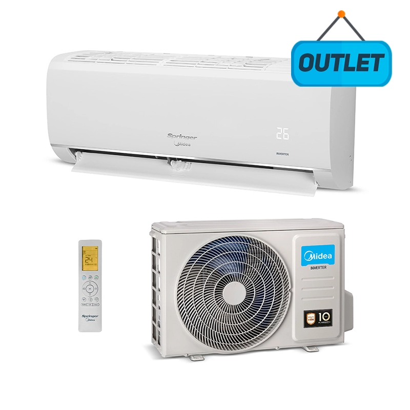 Ar Condicionado Split Inverter Xtreme Save Connect Springer Midea 12000 Btus Frio 127V Monofásico 42AFVCH12S8 - OUTLET