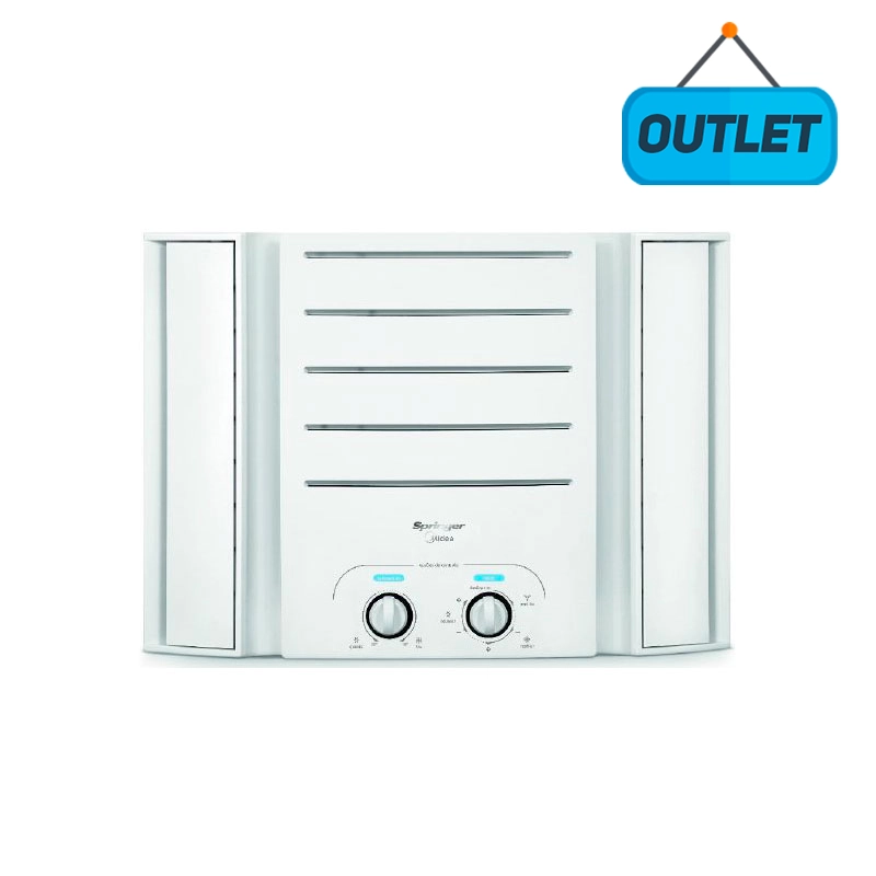 Ar Condicionado Janela Manual Springer Midea 9500 Btus Quente/frio 220VQQJ105BB - OUTLET