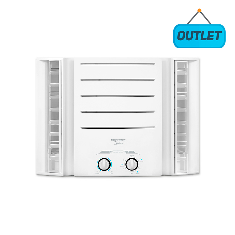 Ar Condicionado Janela Manual Springer Midea 7500 Btus Frio 220V Monofasico QCI075BB2 - OUTLET Ar Condicionado Janela Manual Springer Midea 7500 Btus Frio 220V Monofasico QCI075BB2 - OUTLET