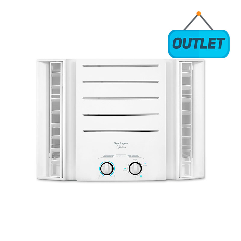 Ar Condicionado Janela Manual Springer Midea 10000 Btus Frio 110V Monofasico QCI108BB5 - OUTLET