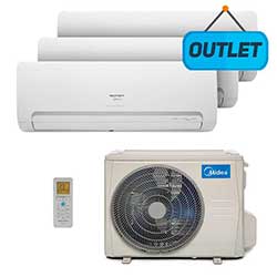 Ar Condicionado Multi Trisplit Inverter Springer Midea 2x9000+1x12000 Btus Hw Q/f 220v 38MBTA27M5-OU