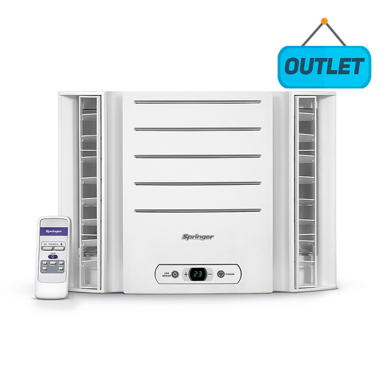 Ar Condicionado Janela Eletronico Springer Duo 7500 Btus Frio 110V QCE078RB OU - OUTLET