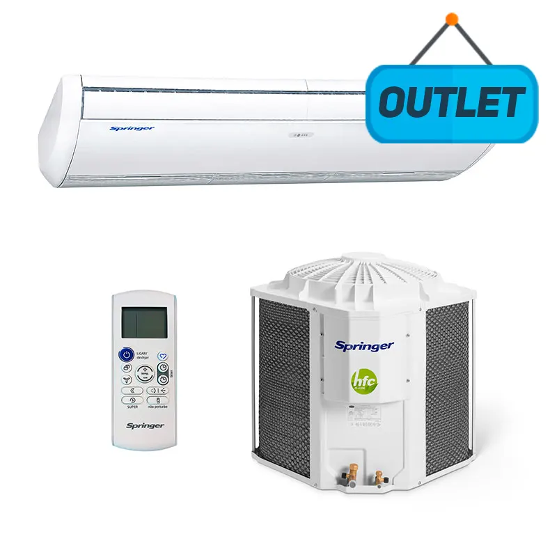 Ar Condicionado Split Piso Teto On\off Springer 57000 Btus Frio 220v Trifasico 42XQW60S5 - OUTLET Ar Condicionado Split Piso Teto On\off Springer 57000 Btus Frio 220v Trifasico 42XQW60S5 - OUTLET